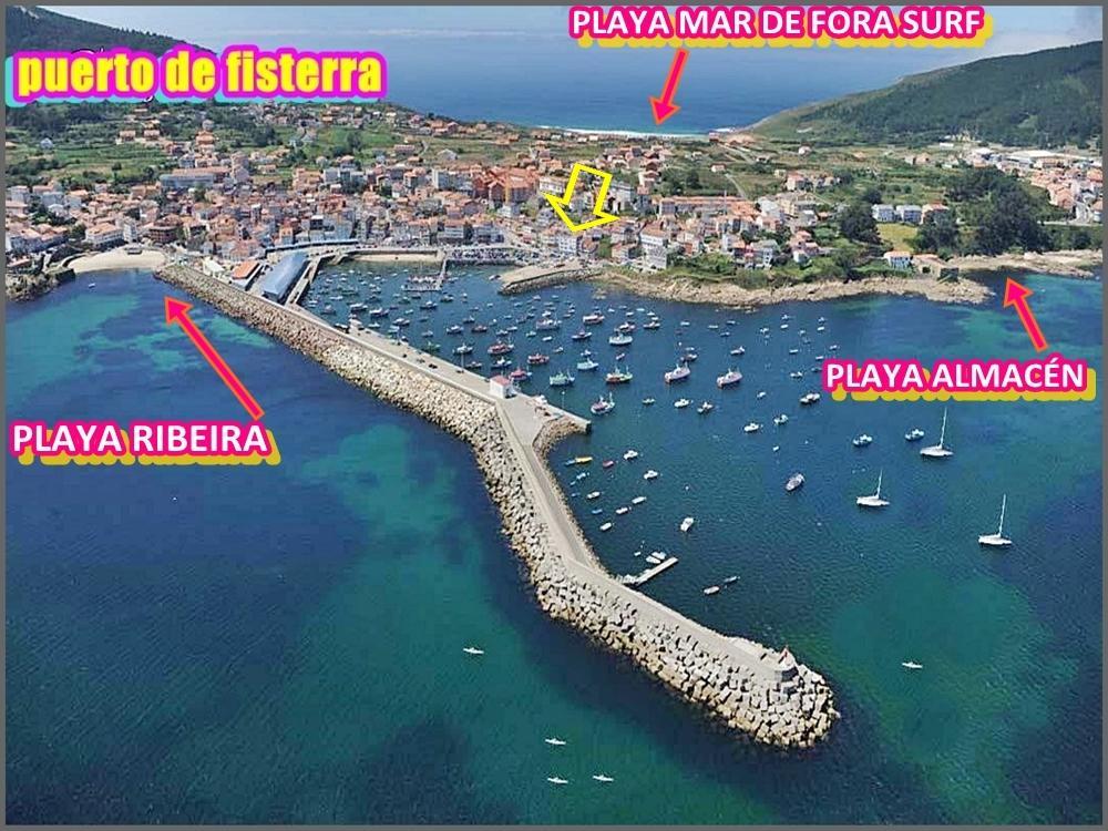 פיניסטרה Apartamento Paseo Del Puerto 2 מראה חיצוני תמונה